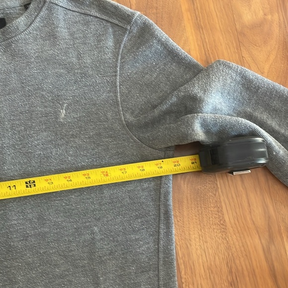 All Saints Raven Crew Grey Ramskull Sweatshirt- XS - Picture 5 of 6